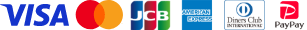 お支払い方法：VISA・MasterCard・JCB・AMERICAN EXPRESS・Diners Club・PayPay可